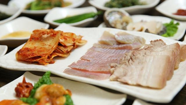 Korea Food Sliced Raw Trout